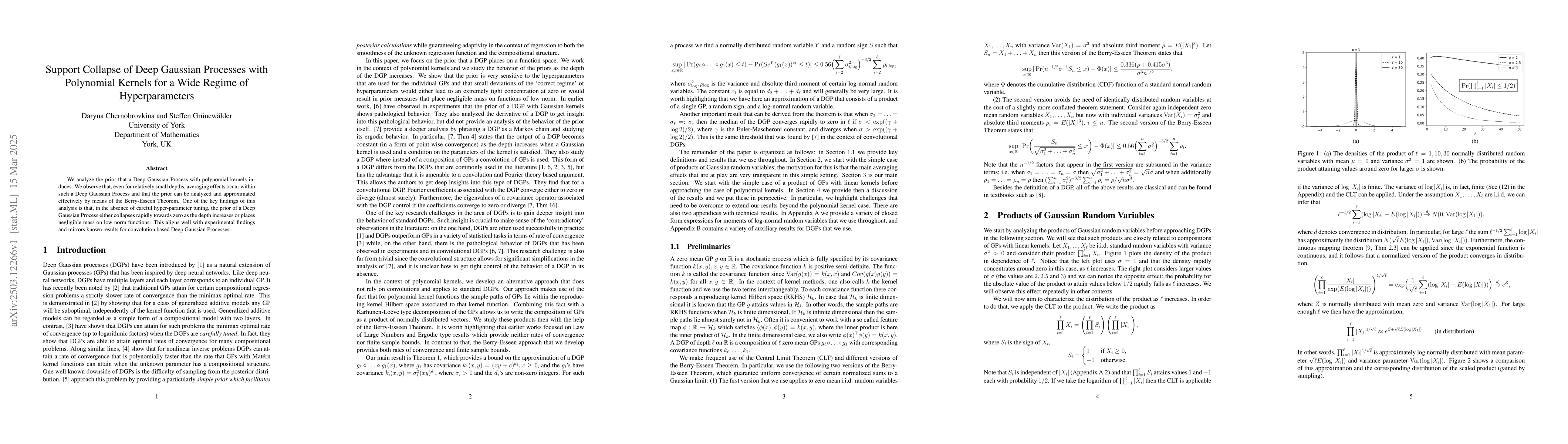 Thumbnail for Support Collapse of Deep Gaussian Processes with Polynomial Kernels for
  a Wide Regime of Hyperparameters