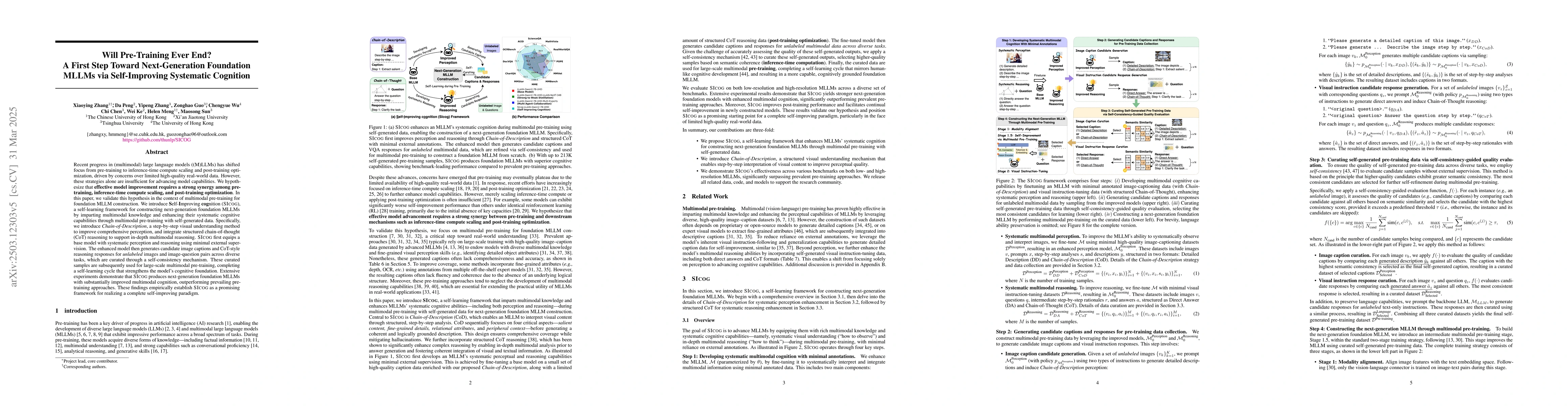 Thumbnail for Towards Self-Improving Systematic Cognition for Next-Generation
  Foundation MLLMs
