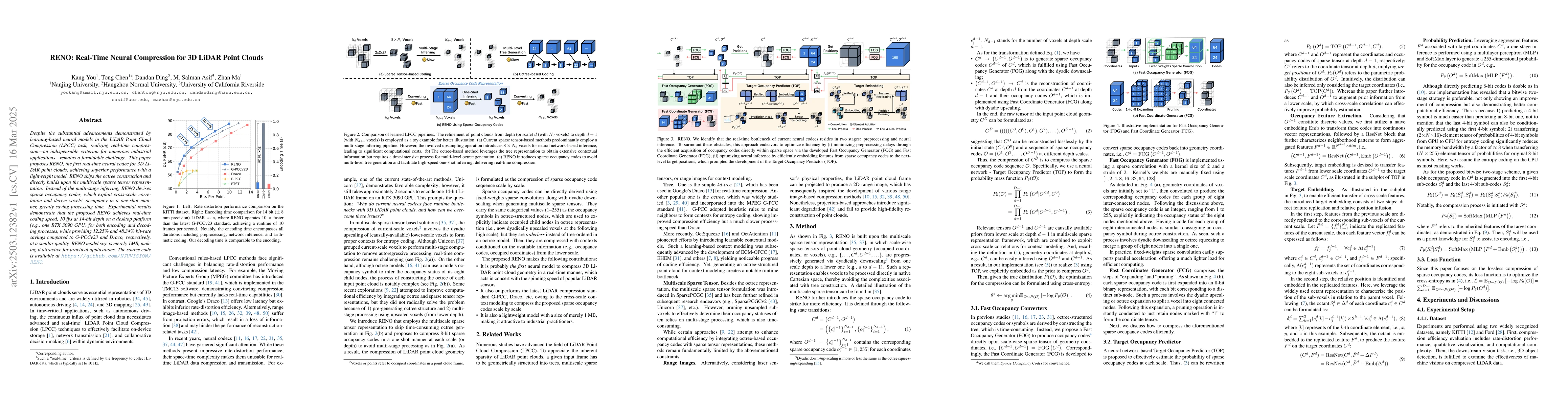 Thumbnail for RENO: Real-Time Neural Compression for 3D LiDAR Point Clouds