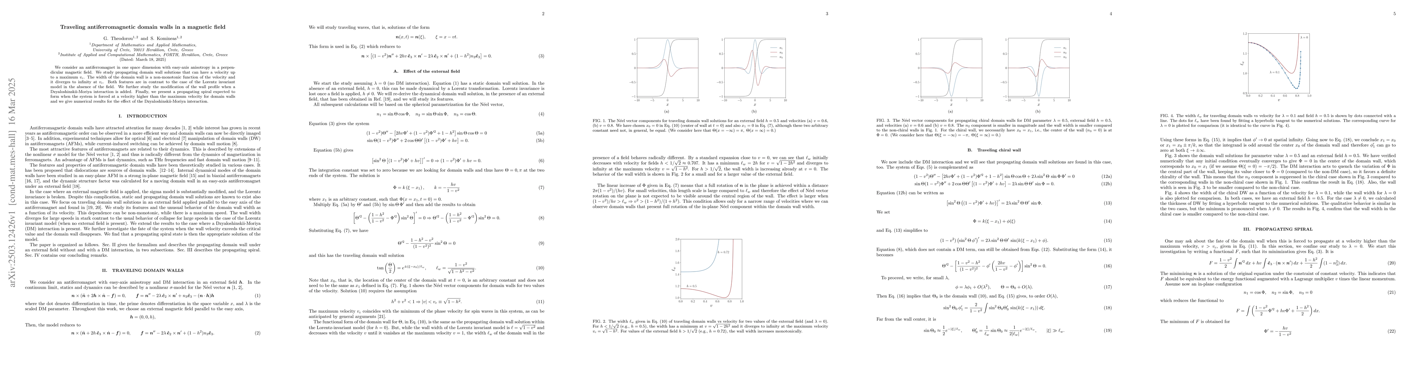 Thumbnail for Traveling antiferromagnetic domain walls in a magnetic field