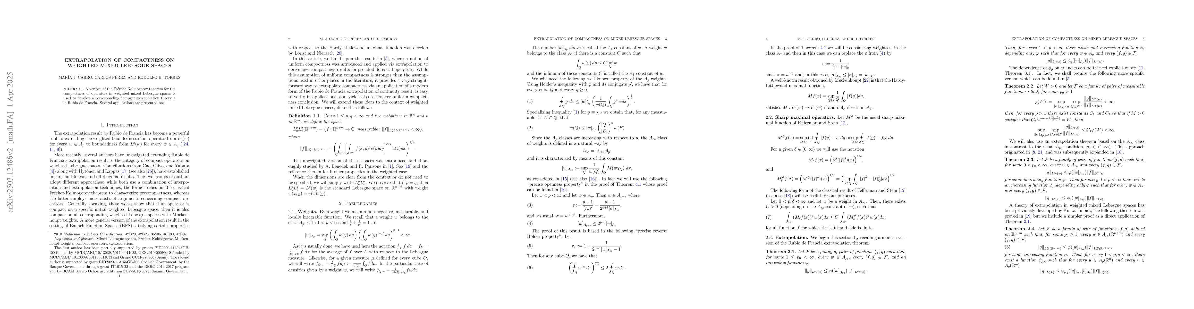 Thumbnail for Extrapolation of compactness on weighted mixed Lebesgue spaces
