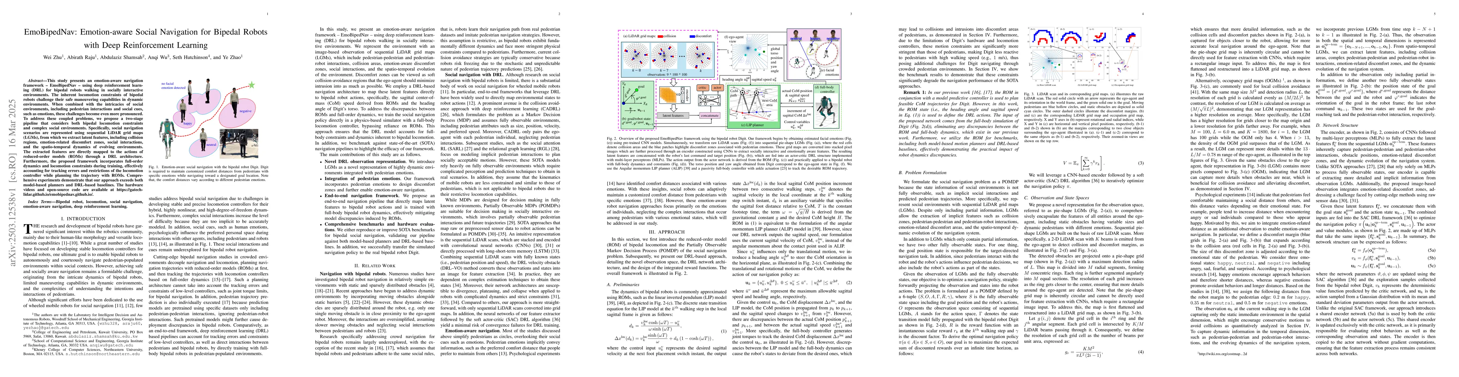 Thumbnail for EmoBipedNav: Emotion-aware Social Navigation for Bipedal Robots with
  Deep Reinforcement Learning