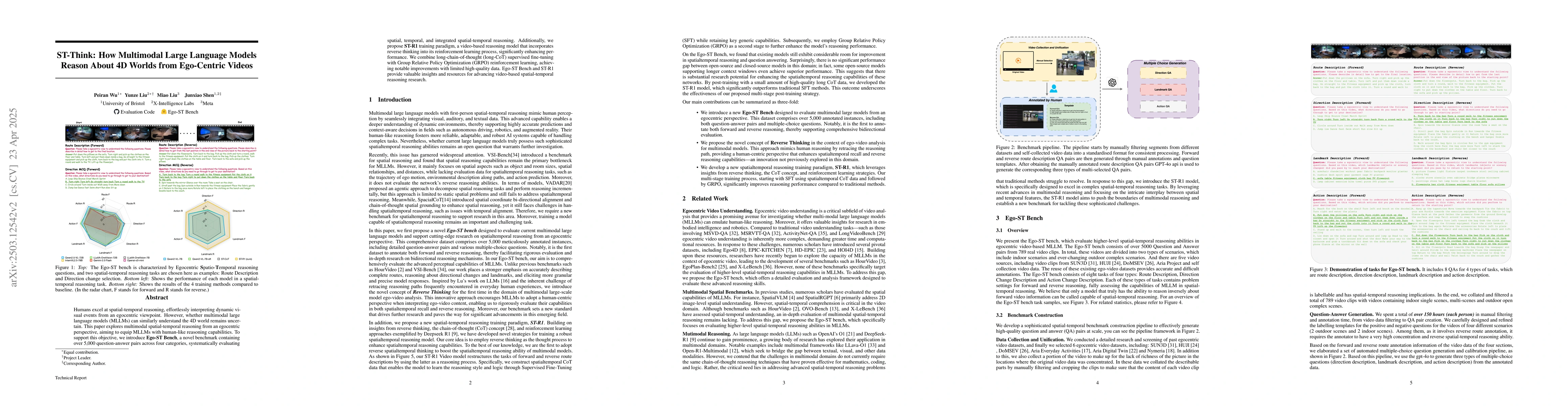 Thumbnail for ST-Think: How Multimodal Large Language Models Reason About 4D Worlds
  from Ego-Centric Videos