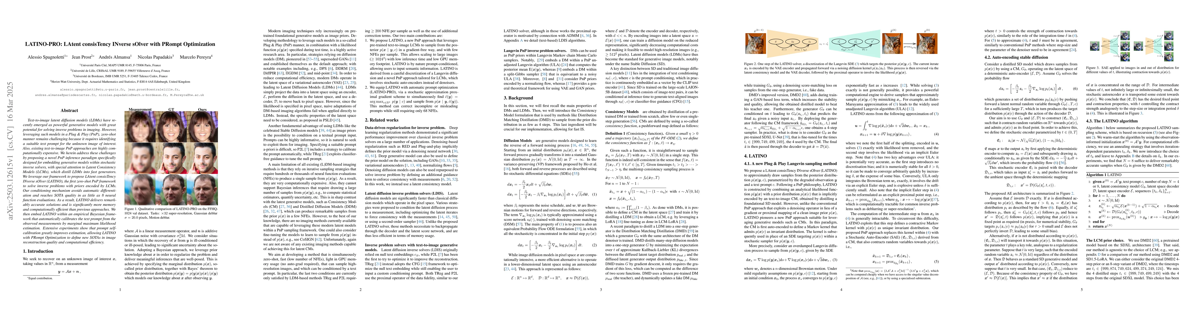 Thumbnail for LATINO-PRO: LAtent consisTency INverse sOlver with PRompt Optimization