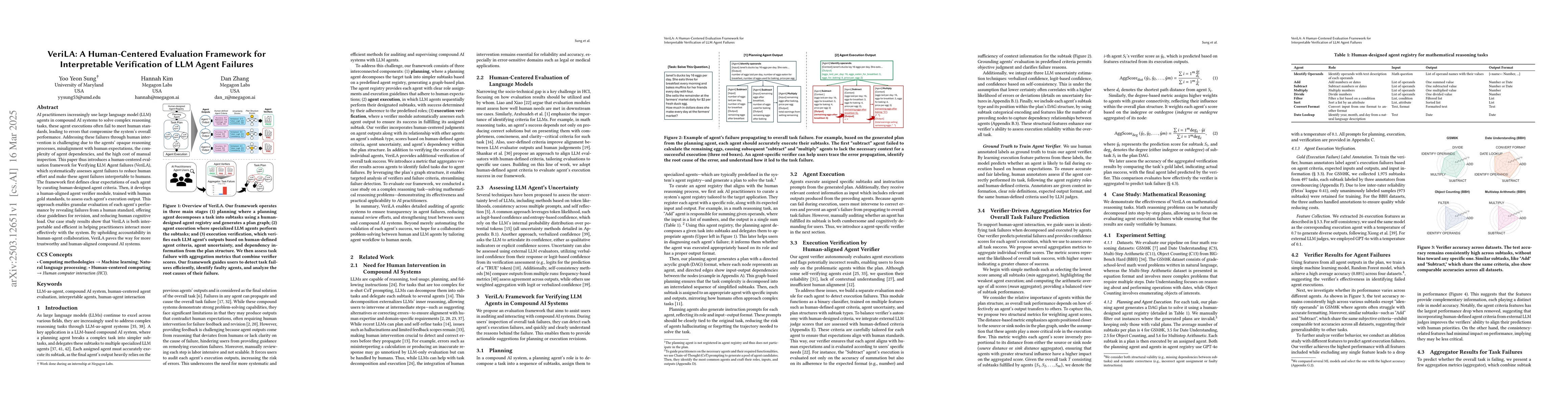Thumbnail for VeriLA: A Human-Centered Evaluation Framework for Interpretable
  Verification of LLM Agent Failures