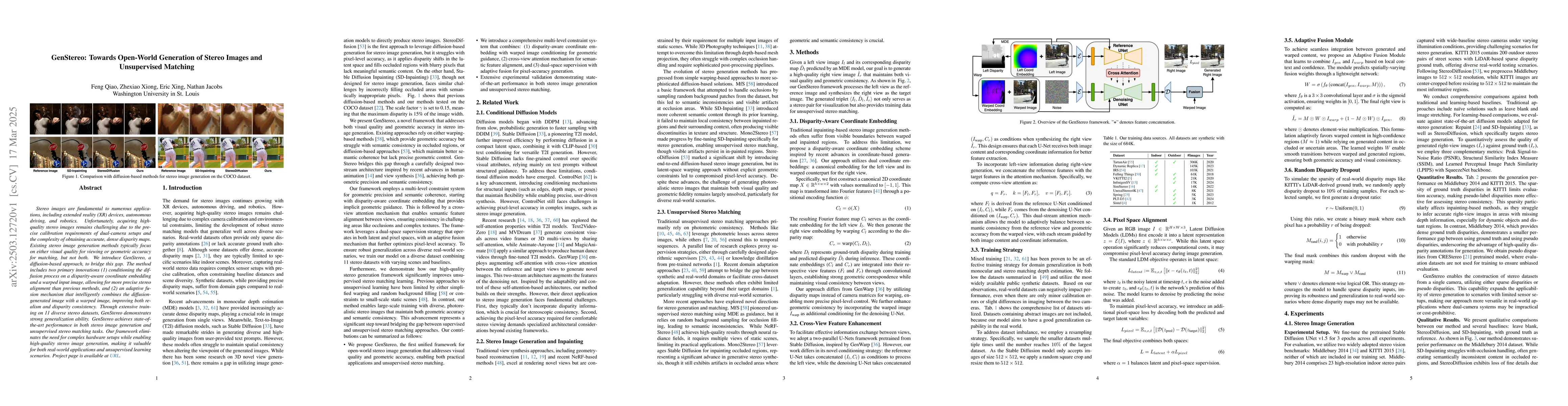 Thumbnail for GenStereo: Towards Open-World Generation of Stereo Images and
  Unsupervised Matching