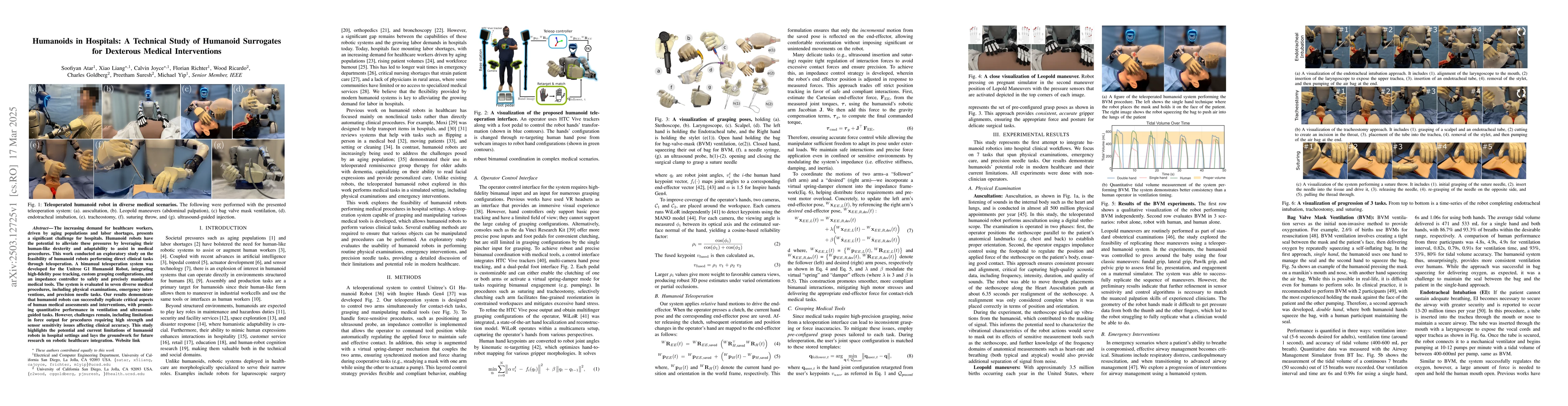 Thumbnail for Humanoids in Hospitals: A Technical Study of Humanoid Surrogates for
  Dexterous Medical Interventions