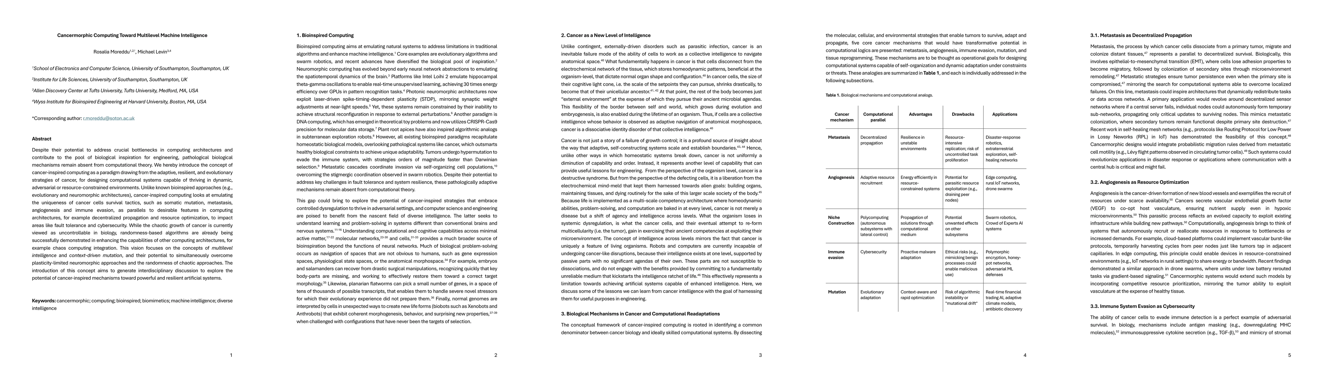Thumbnail for Cancermorphic Computing Toward Multilevel Machine Intelligence