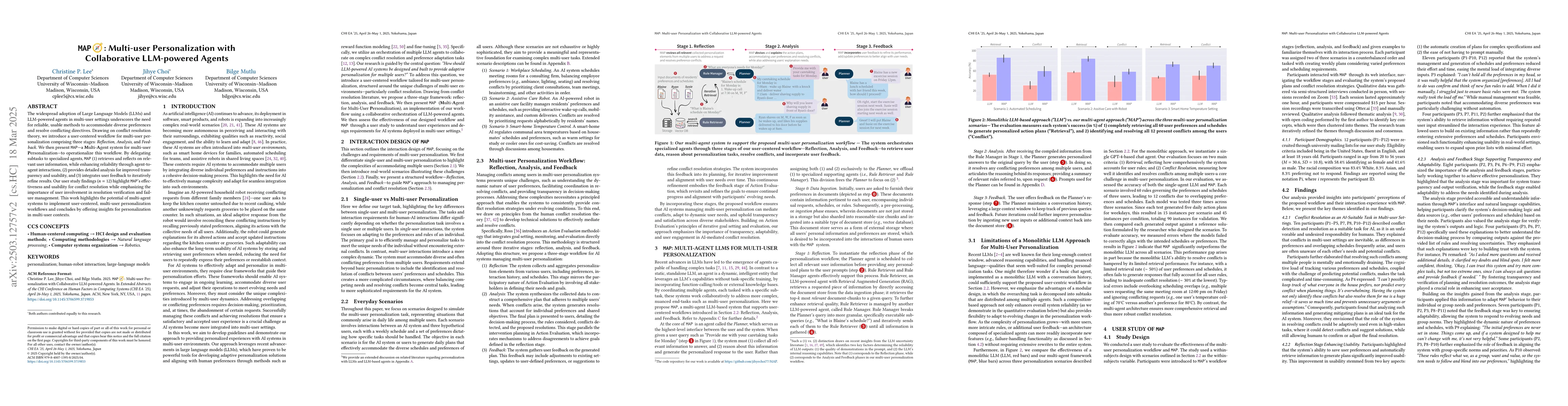 Thumbnail for MAP: Multi-user Personalization with Collaborative LLM-powered Agents