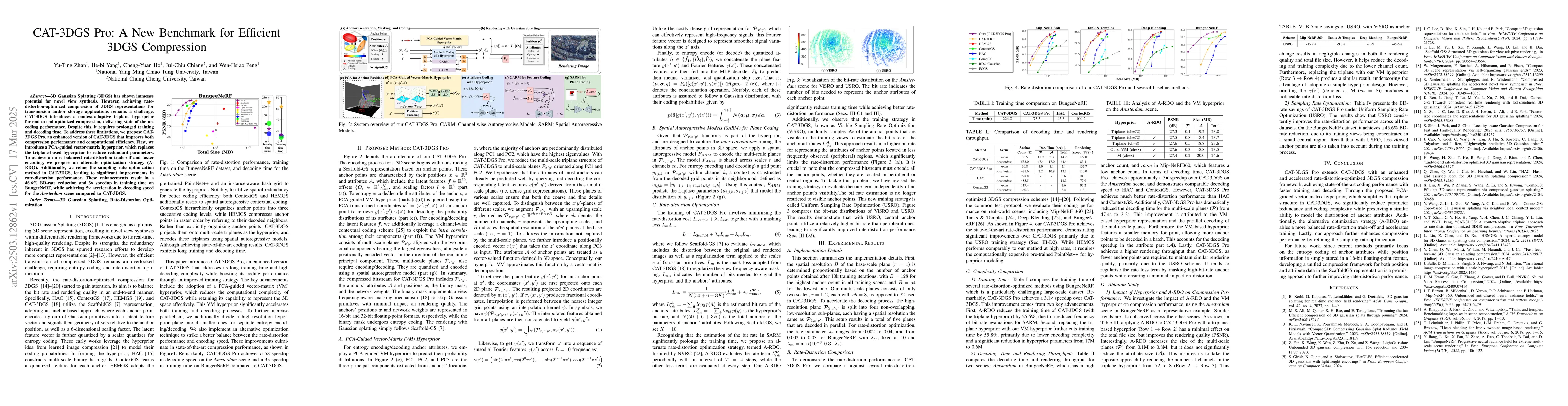 Thumbnail for CAT-3DGS Pro: A New Benchmark for Efficient 3DGS Compression