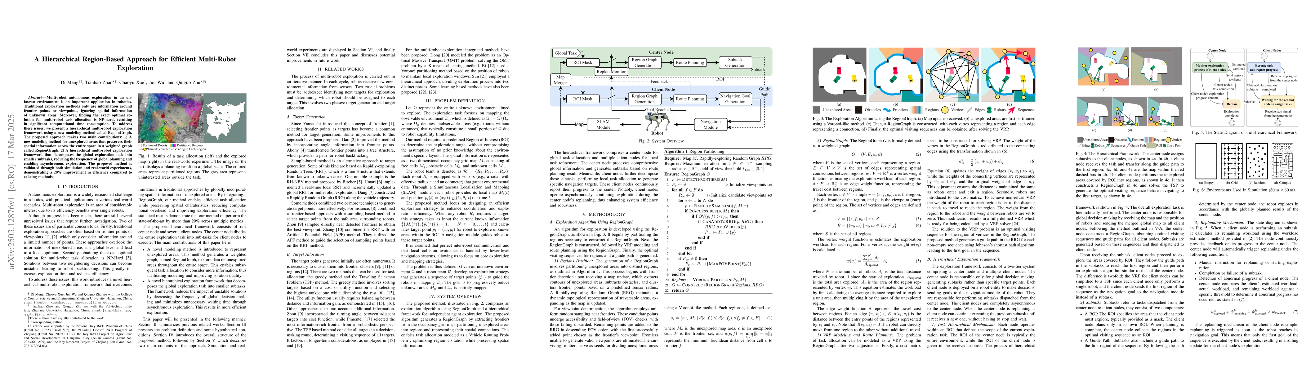 Thumbnail for A Hierarchical Region-Based Approach for Efficient Multi-Robot
  Exploration