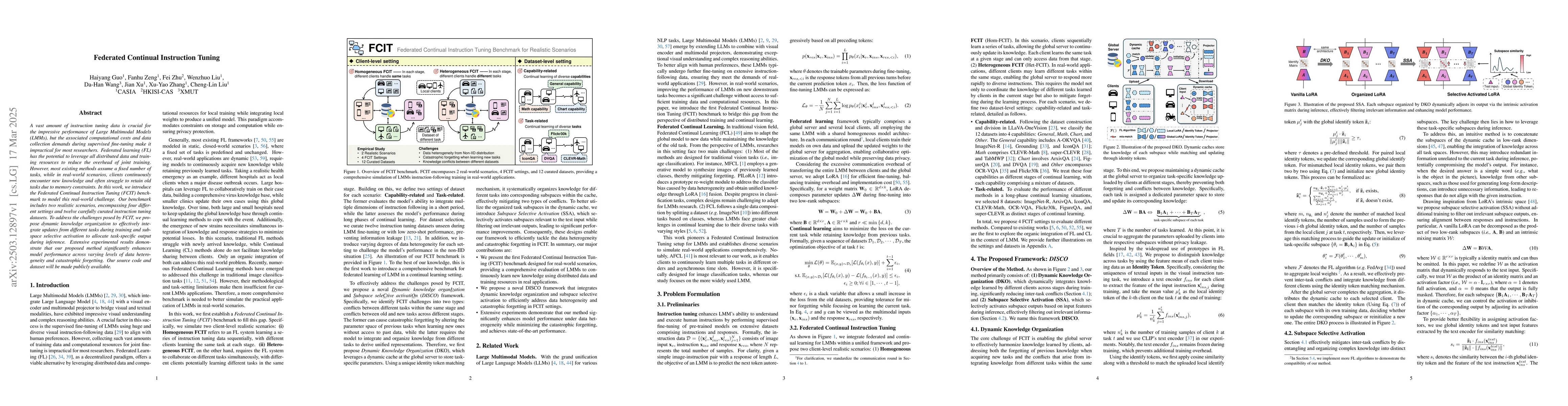 Thumbnail for Federated Continual Instruction Tuning