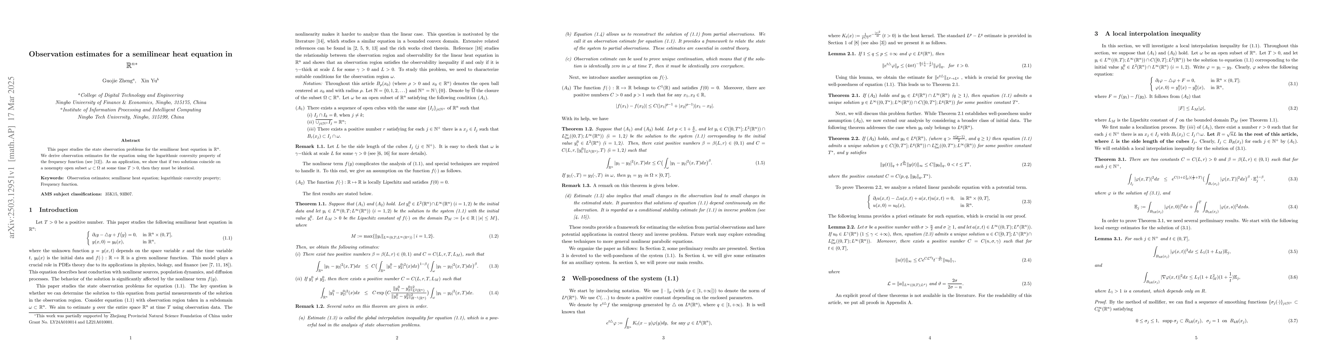 Thumbnail for Observation estimates for a semilinear heat equation in \mathbb{R}^n