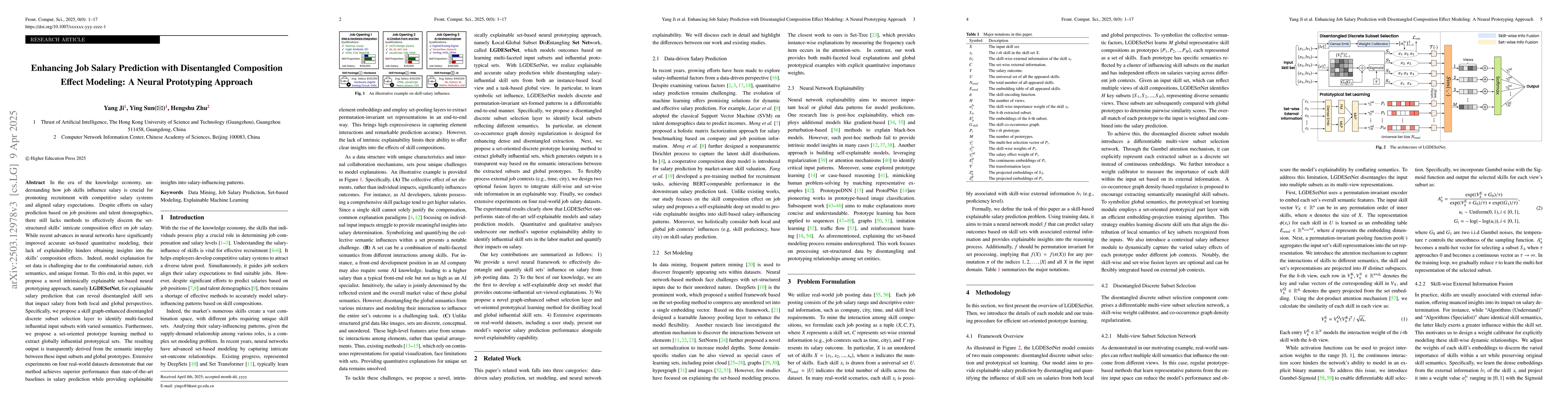 Thumbnail for Enhancing Job Salary Prediction with Disentangled Composition Effect
  Modeling: A Neural Prototyping Approach