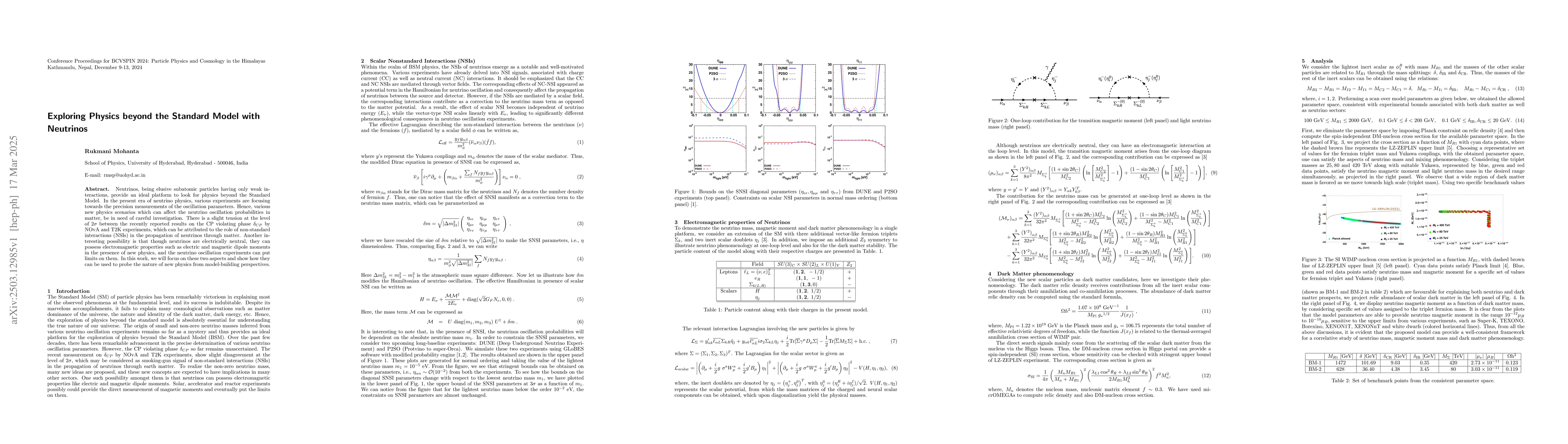 Thumbnail for Exploring Physics beyond the Standard Model with Neutrinos