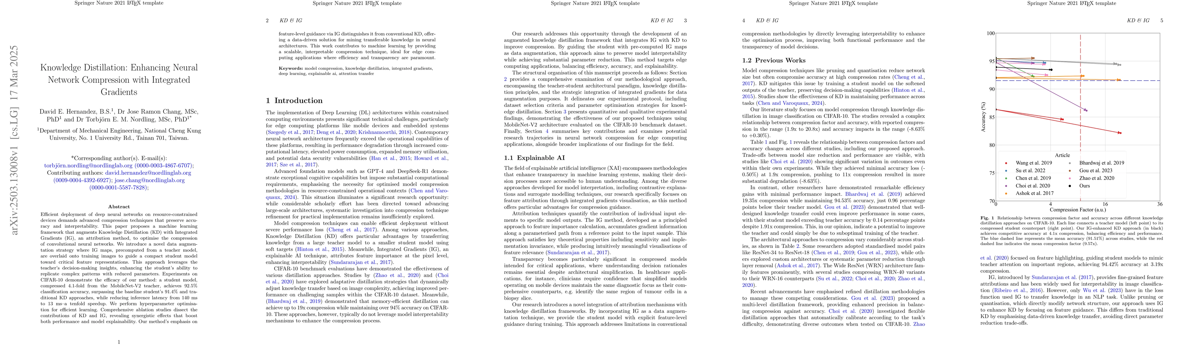 Thumbnail for Knowledge Distillation: Enhancing Neural Network Compression with
  Integrated Gradients