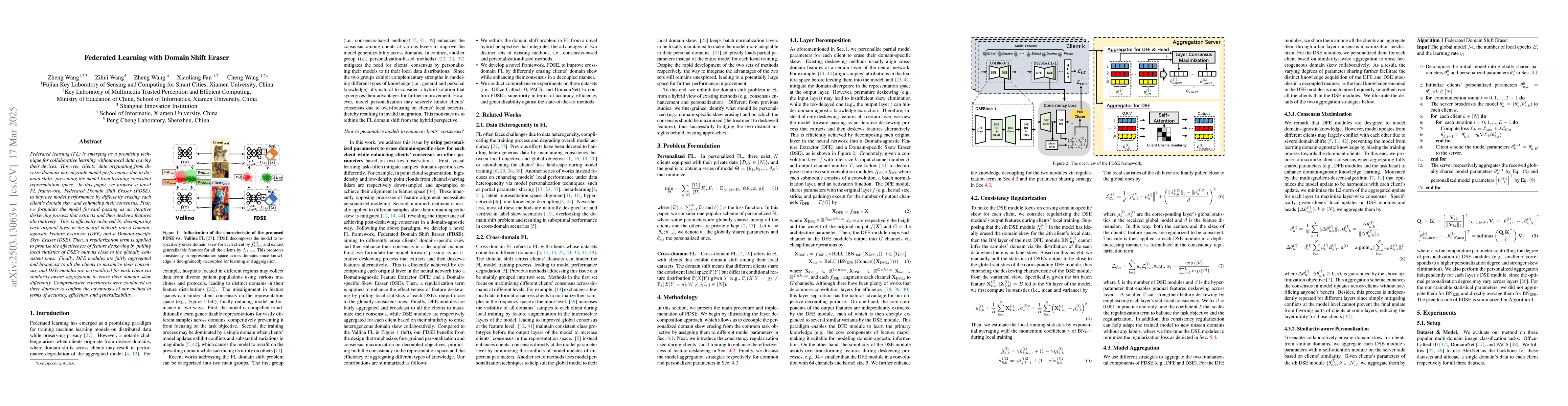 Thumbnail for Federated Learning with Domain Shift Eraser