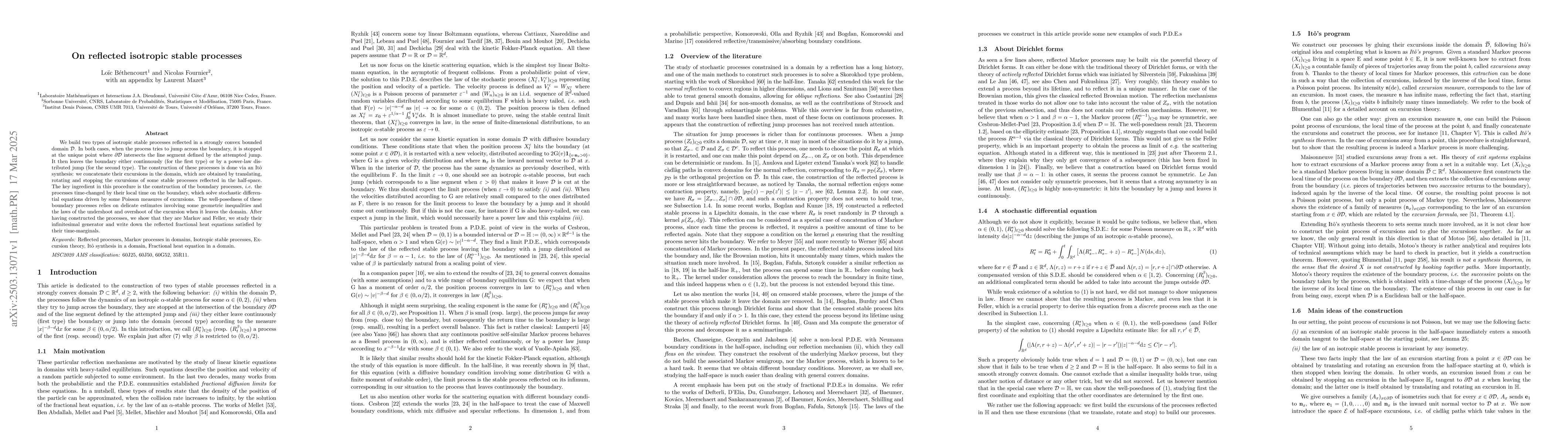 Thumbnail for On reflected isotropic stable processes