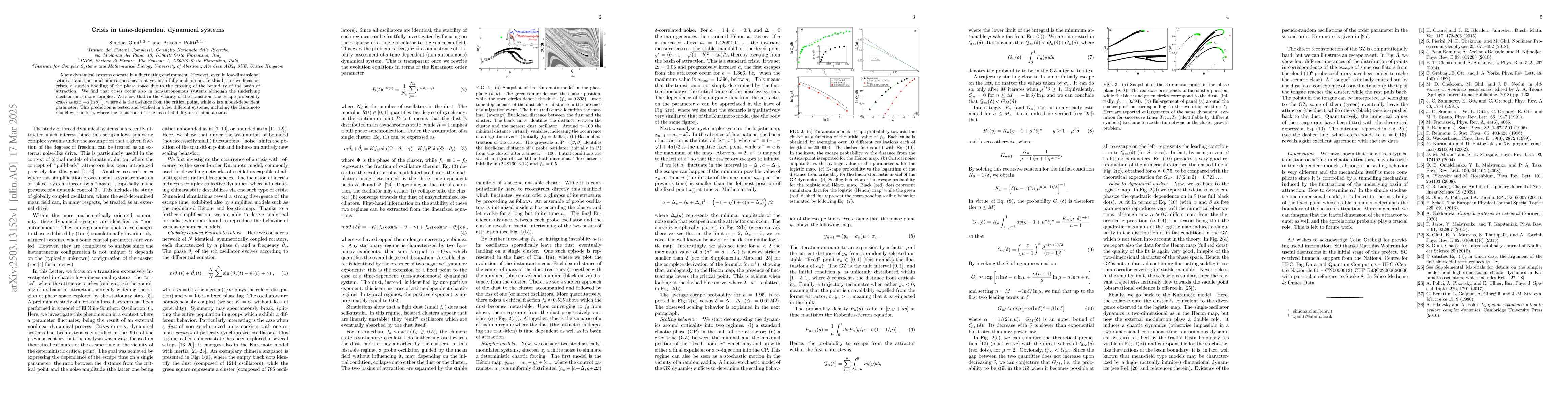 Thumbnail for Crisis in time-dependent dynamical systems