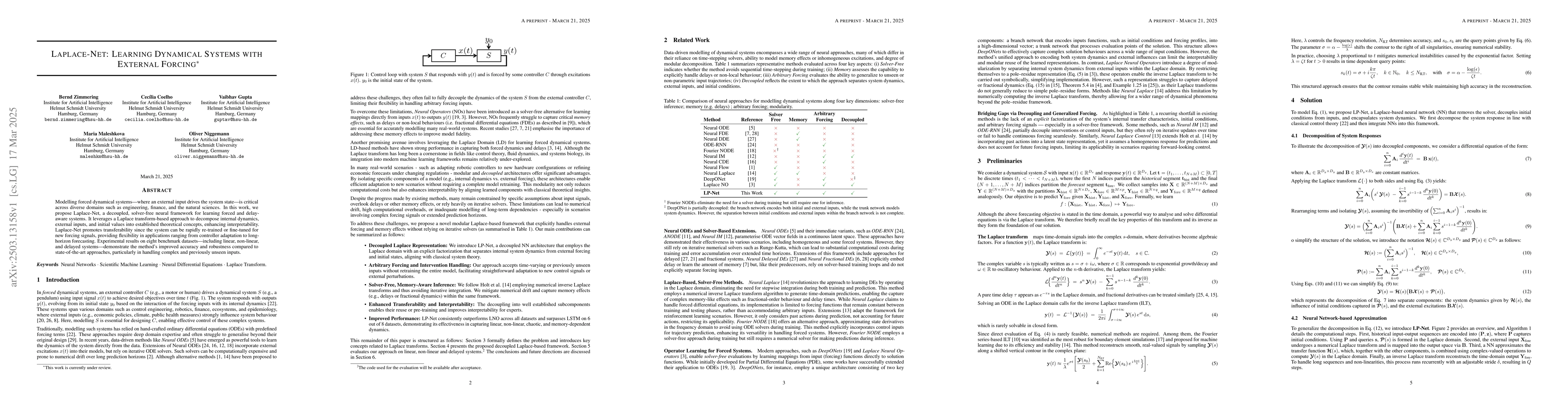 Thumbnail for Laplace-Net: Learning Dynamical Systems with External Forcing