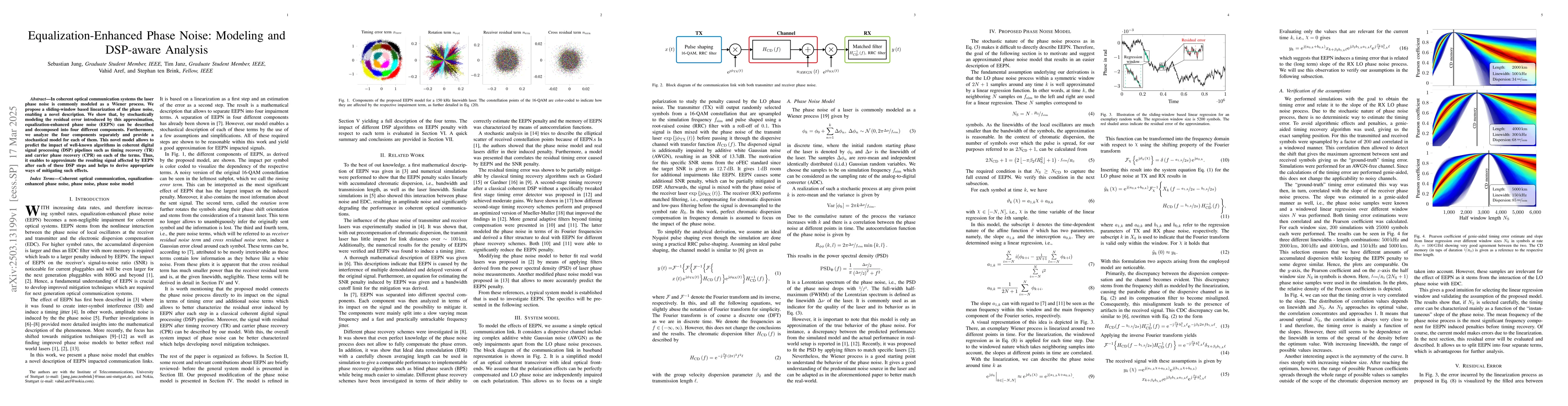Thumbnail for Equalization-Enhanced Phase Noise: Modeling and DSP-aware Analysis
