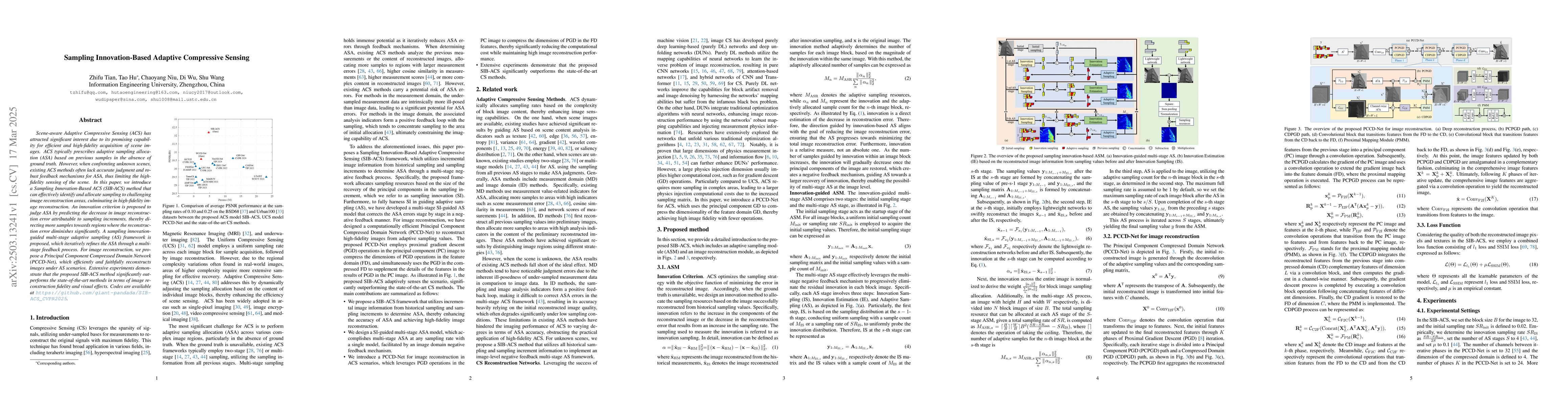 Thumbnail for Sampling Innovation-Based Adaptive Compressive Sensing