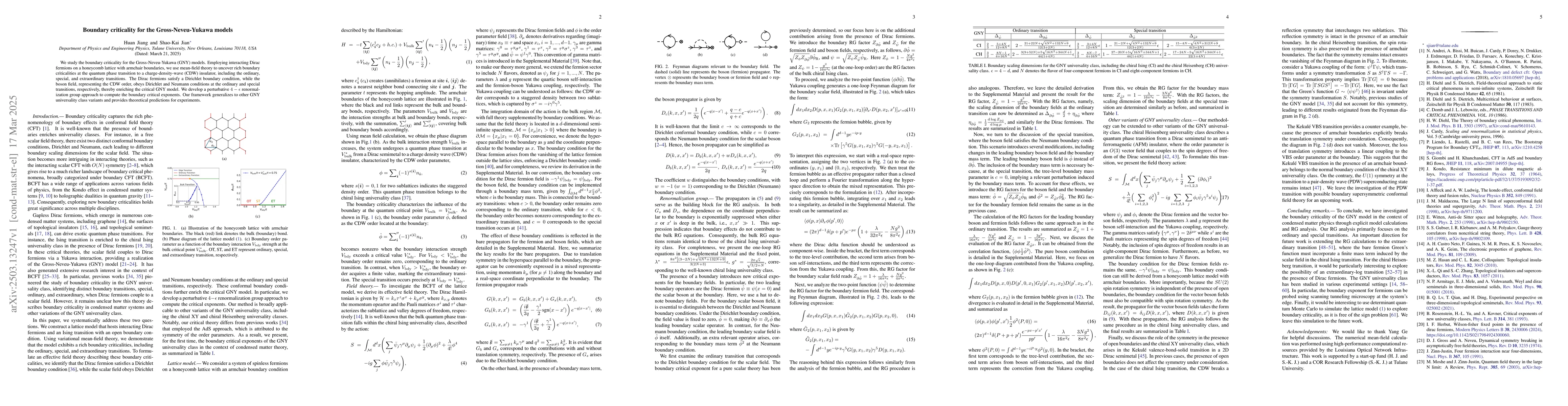 Thumbnail for Boundary criticality for the Gross-Neveu-Yukawa models