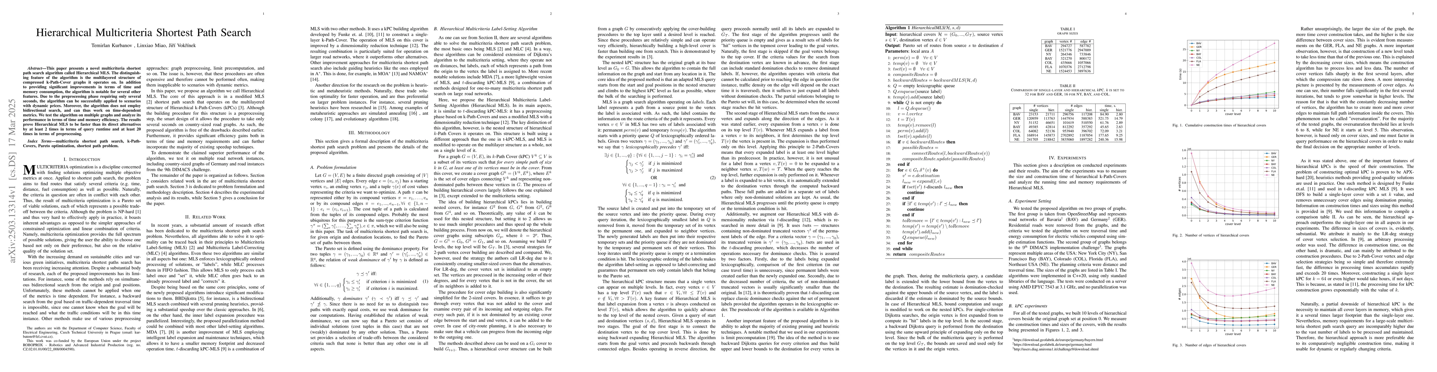 Thumbnail for Hierarchical Multicriteria Shortest Path Search