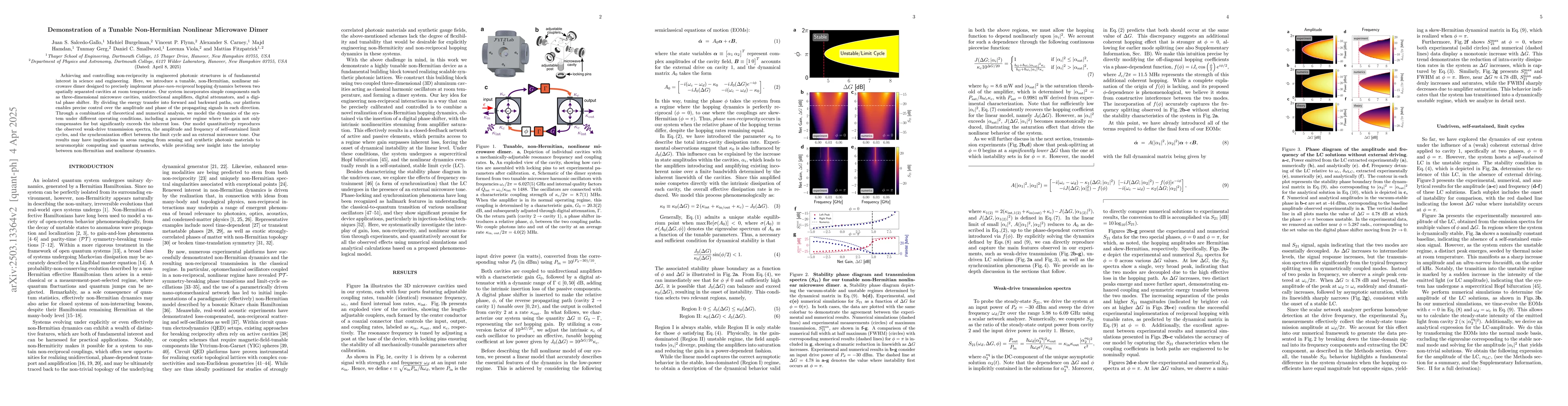 Thumbnail for Demonstration of a Tunable Non-Hermitian Nonlinear Microwave Dimer