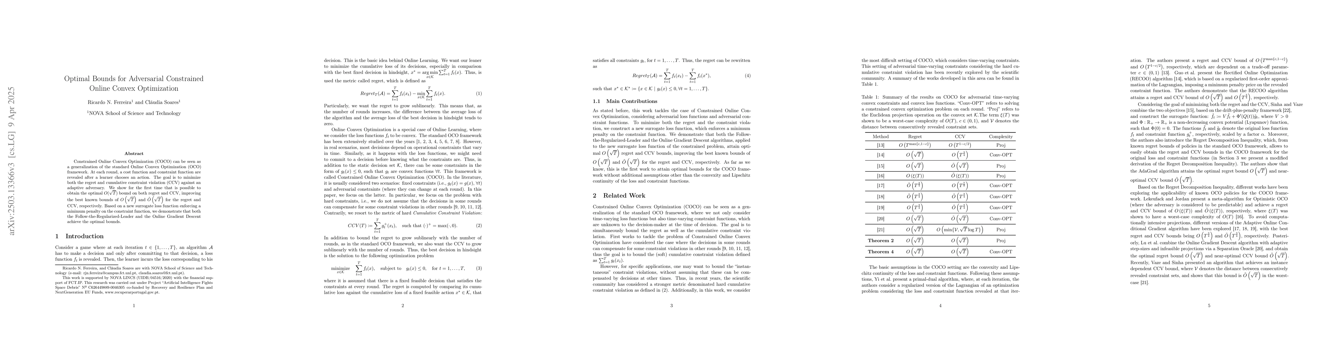 Thumbnail for Follow-the-Regularized-Leader with Adversarial Constraints