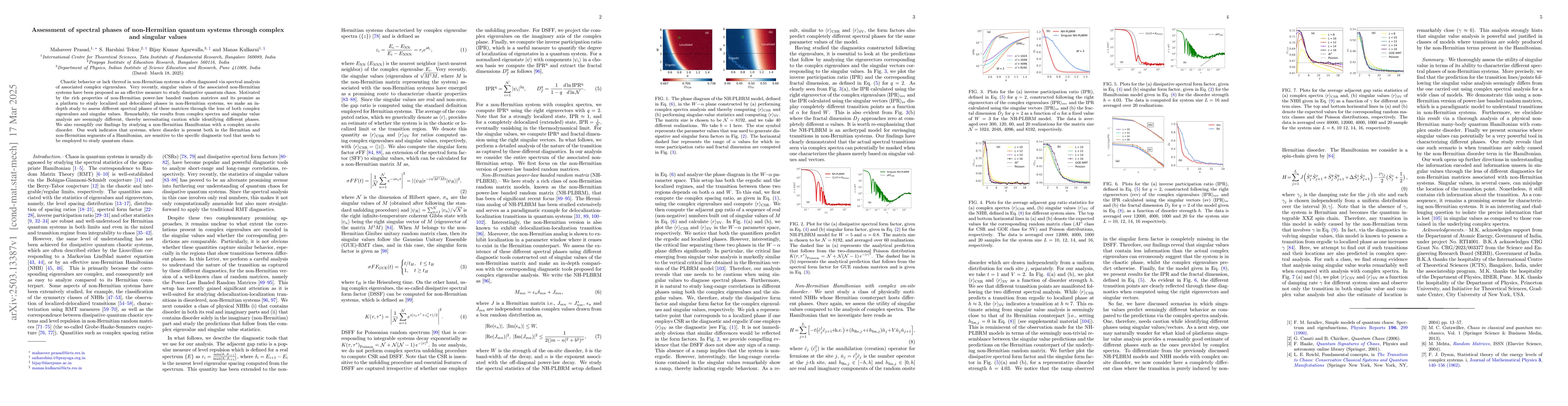 Thumbnail for Assessment of spectral phases of non-Hermitian quantum systems through
  complex and singular values