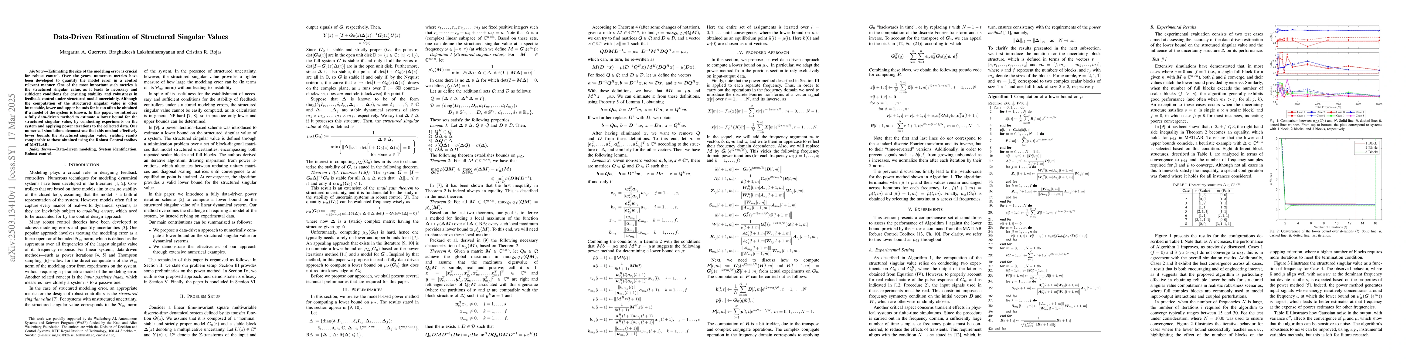 Thumbnail for Data-Driven Estimation of Structured Singular Values