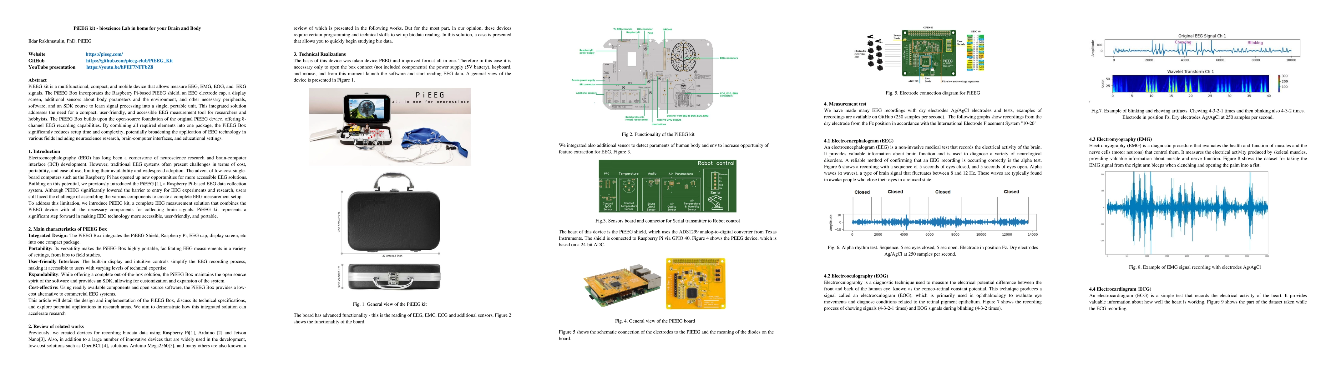 Thumbnail for PiEEG kit -- bioscience Lab in home for your Brain and Body