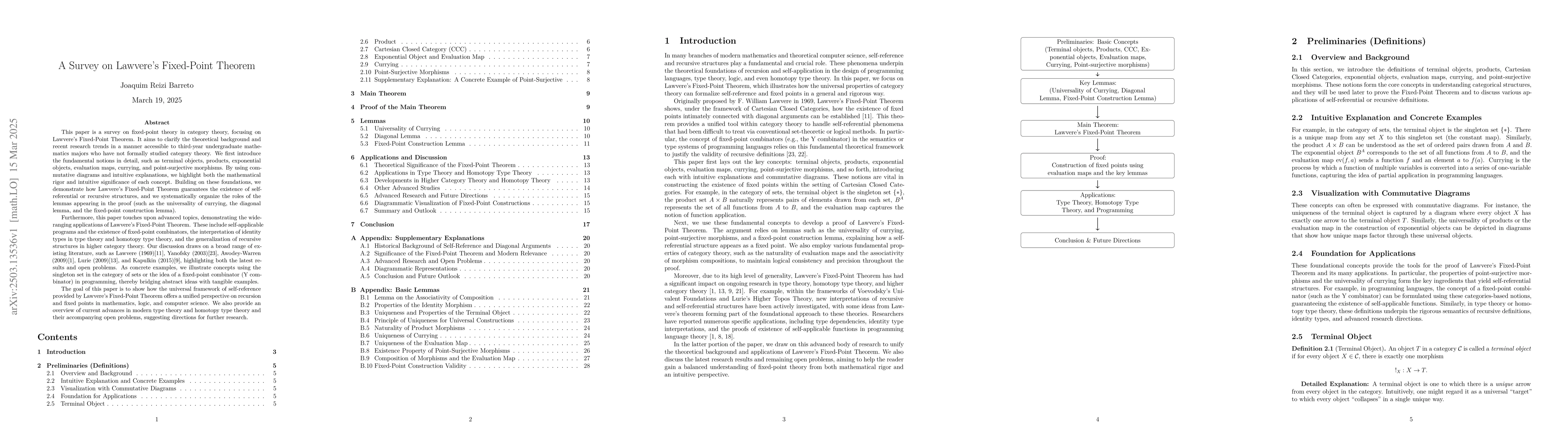 Thumbnail for A Survey on Lawvere's Fixed-Point Theorem