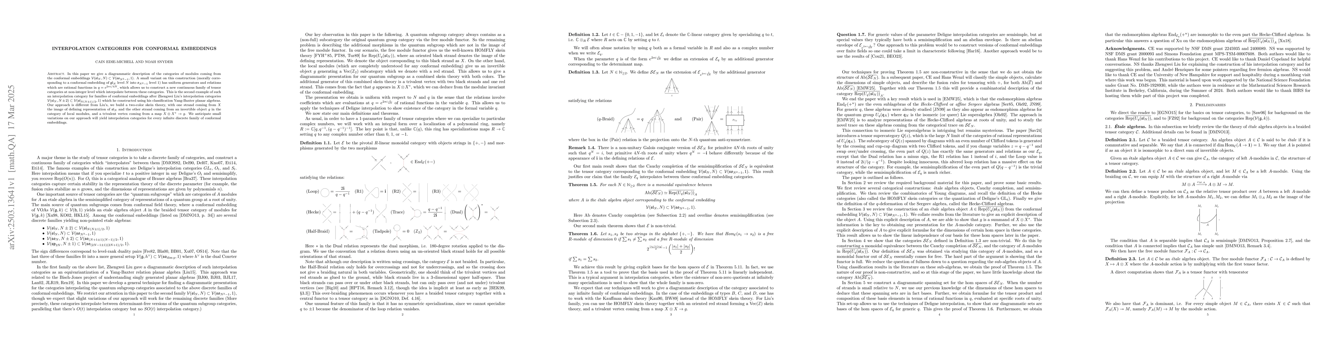 Thumbnail for Interpolation categories for Conformal Embeddings