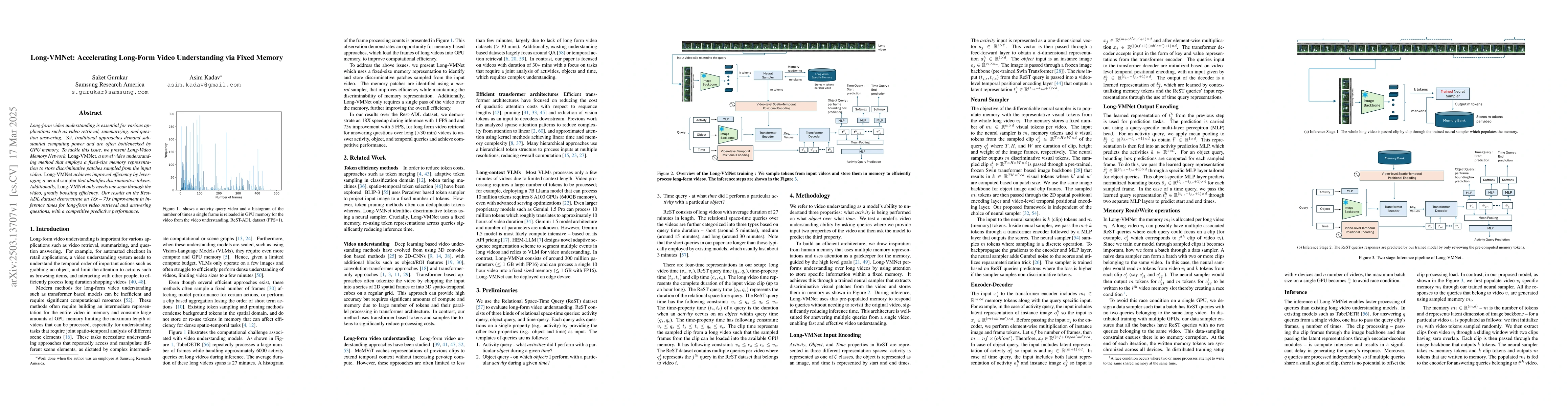 Thumbnail for Long-VMNet: Accelerating Long-Form Video Understanding via Fixed Memory