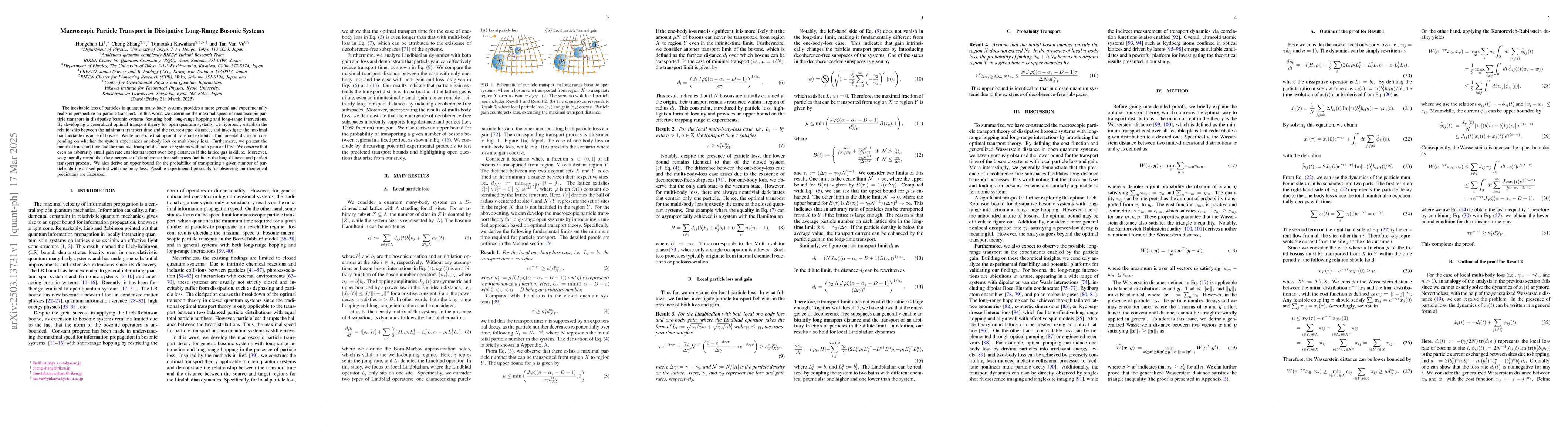 Thumbnail for Macroscopic Particle Transport in Dissipative Long-Range Bosonic Systems