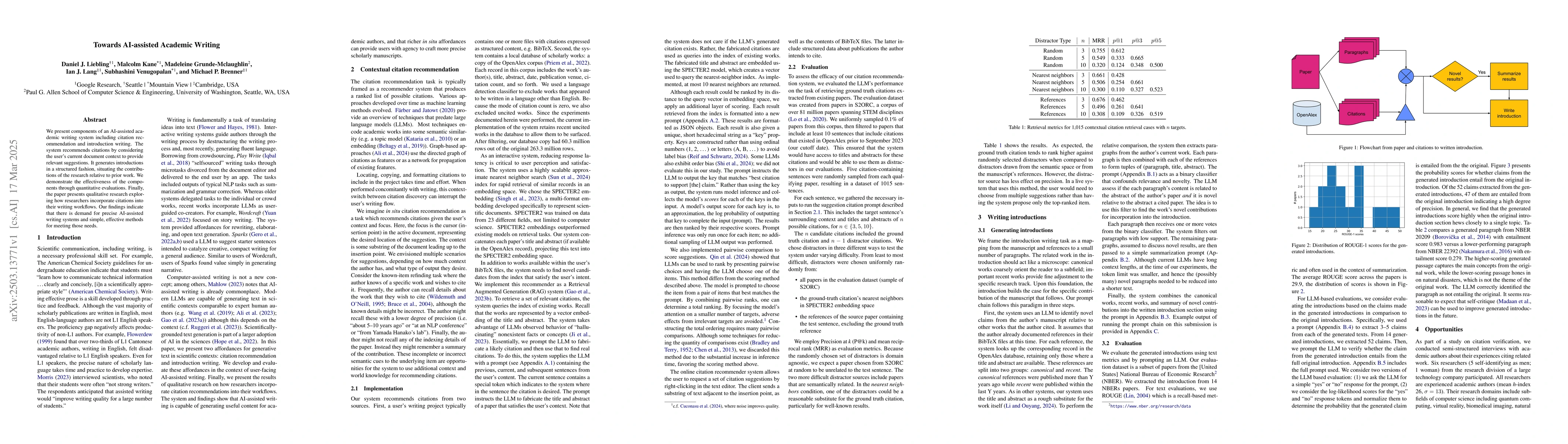 Thumbnail for Towards AI-assisted Academic Writing