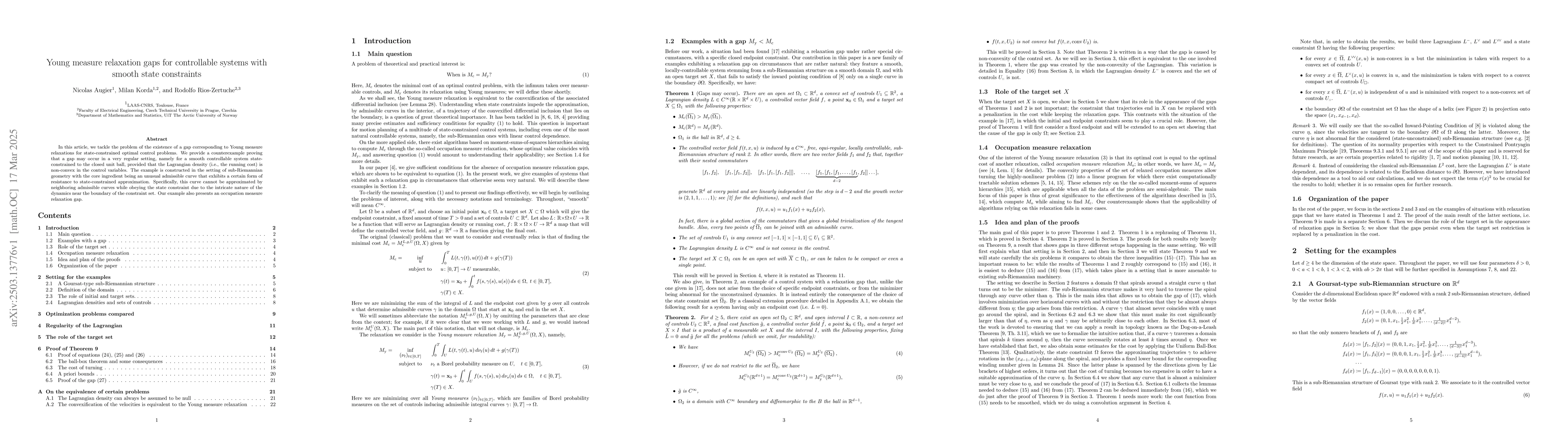 Thumbnail for Young measure relaxation gaps for controllable systems with smooth state
  constraints