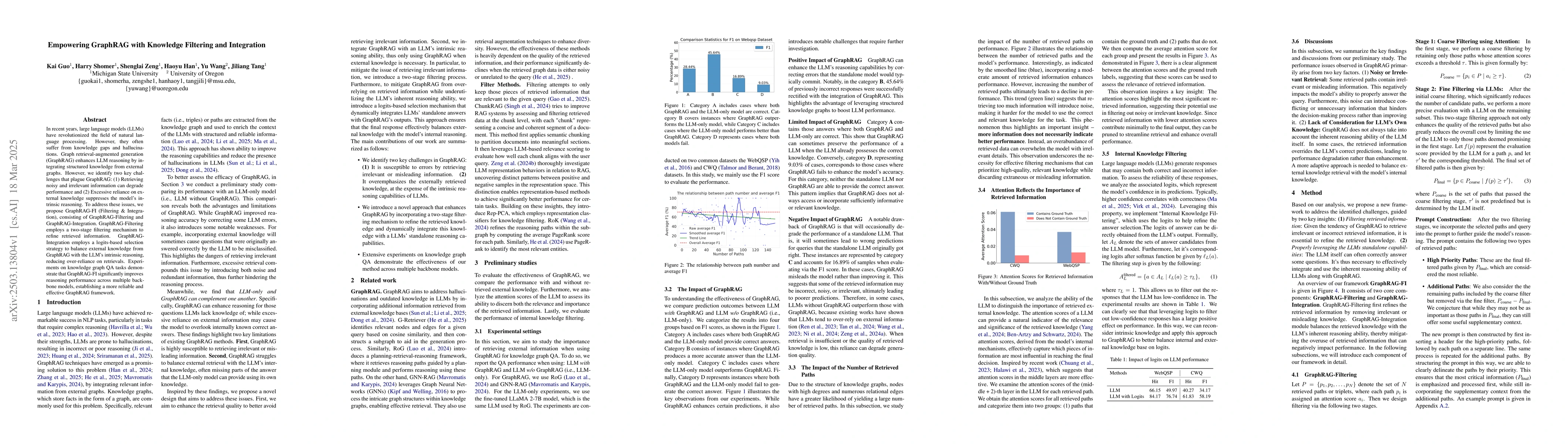 Thumbnail for Empowering GraphRAG with Knowledge Filtering and Integration
