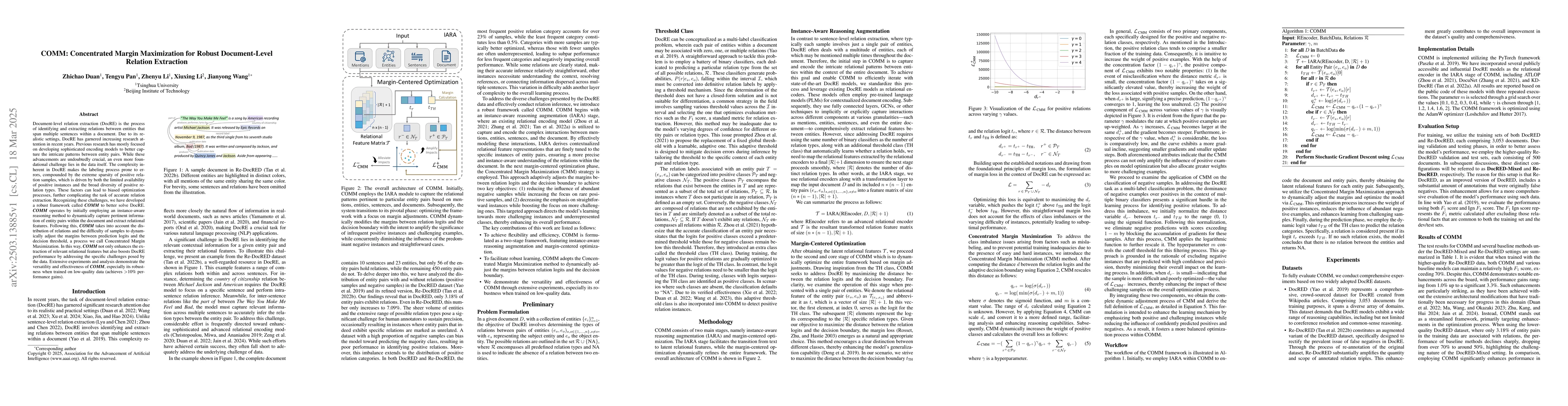 Thumbnail for COMM:Concentrated Margin Maximization for Robust Document-Level Relation
  Extraction