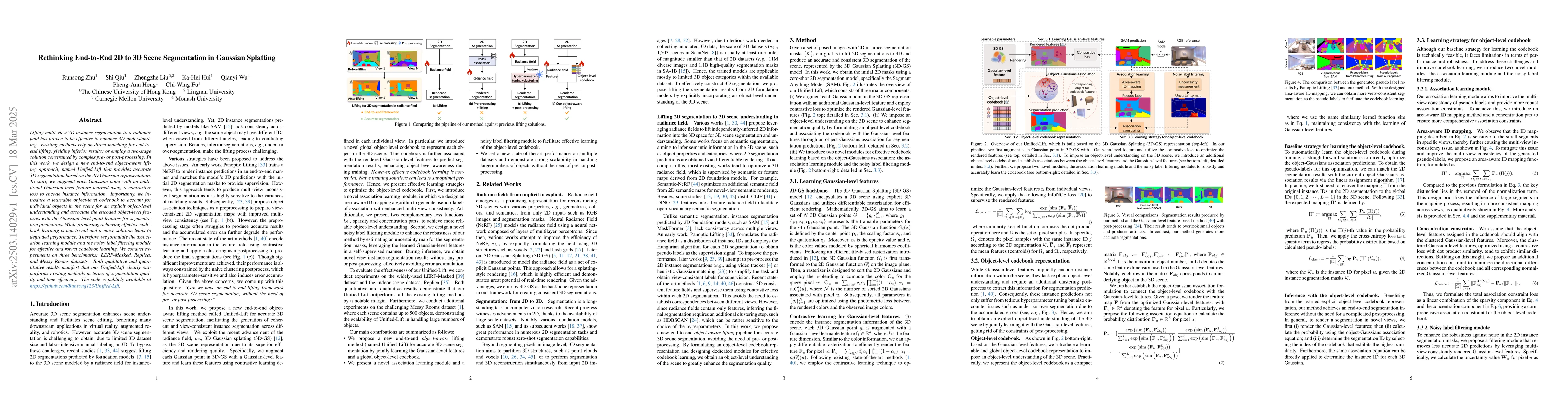 Thumbnail for Rethinking End-to-End 2D to 3D Scene Segmentation in Gaussian Splatting