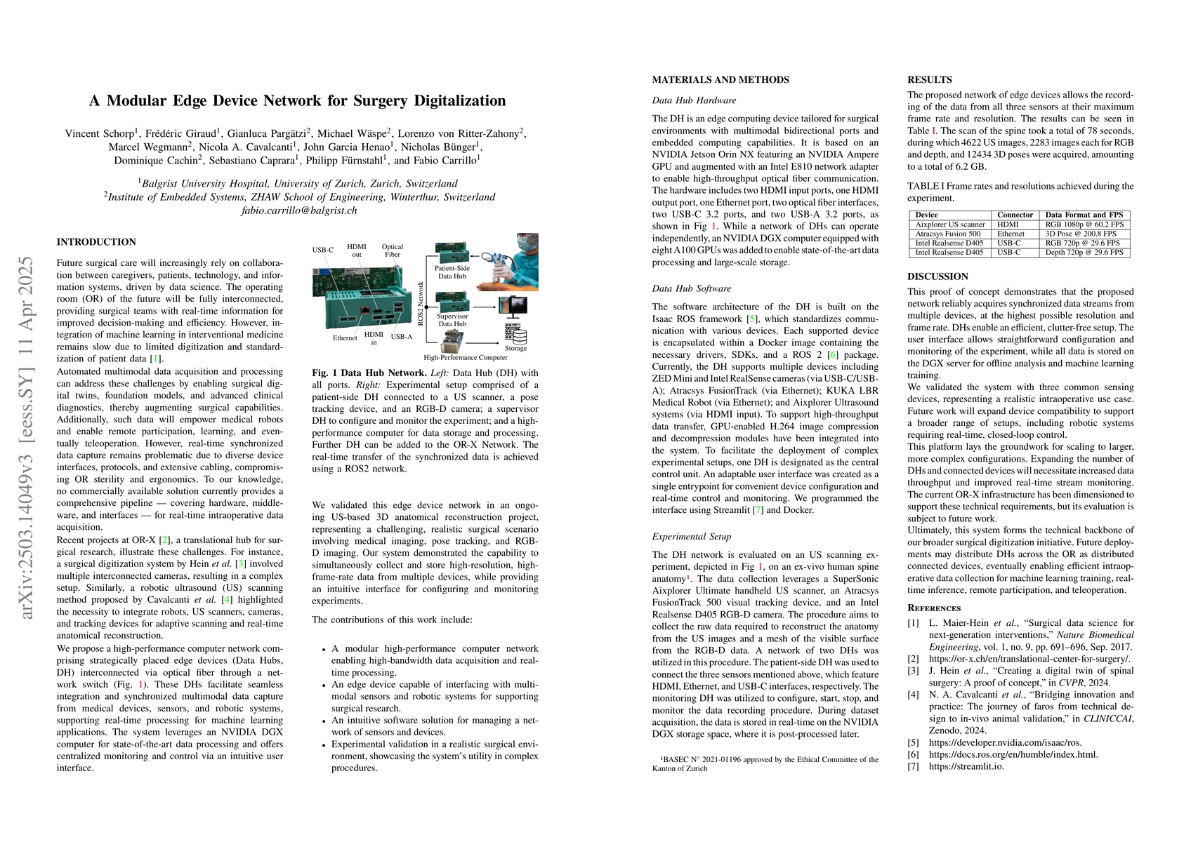 Thumbnail for A Modular Edge Device Network for Surgery Digitalization
