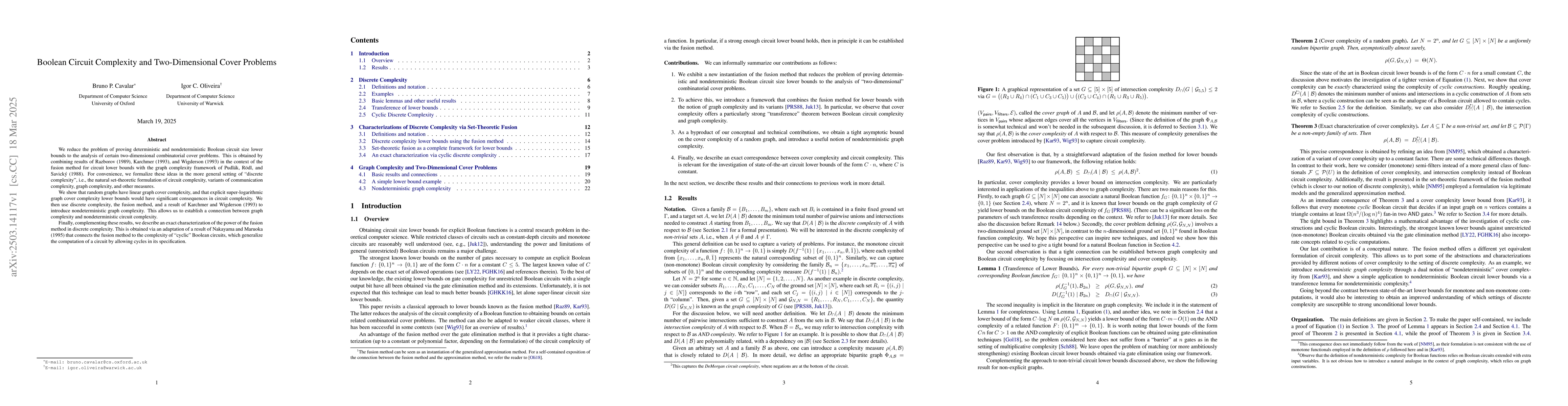 Thumbnail for Boolean Circuit Complexity and Two-Dimensional Cover Problems