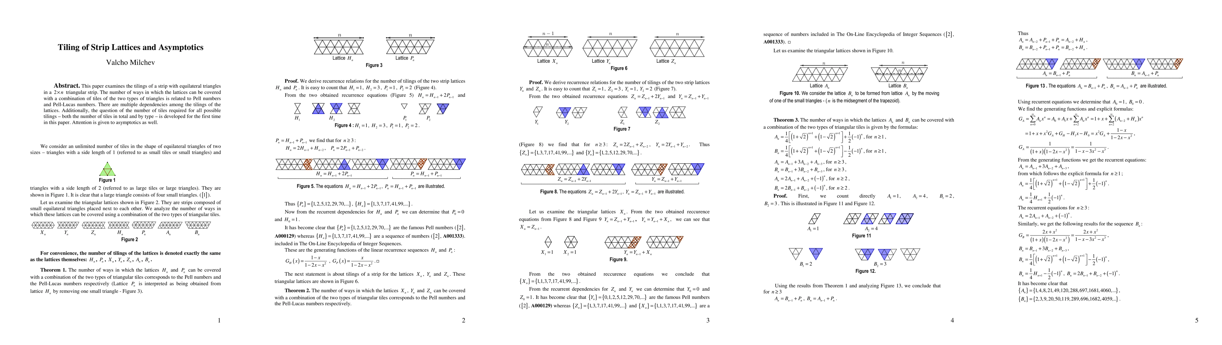 Thumbnail for Tiling of Strip Lattices and Asymptotics