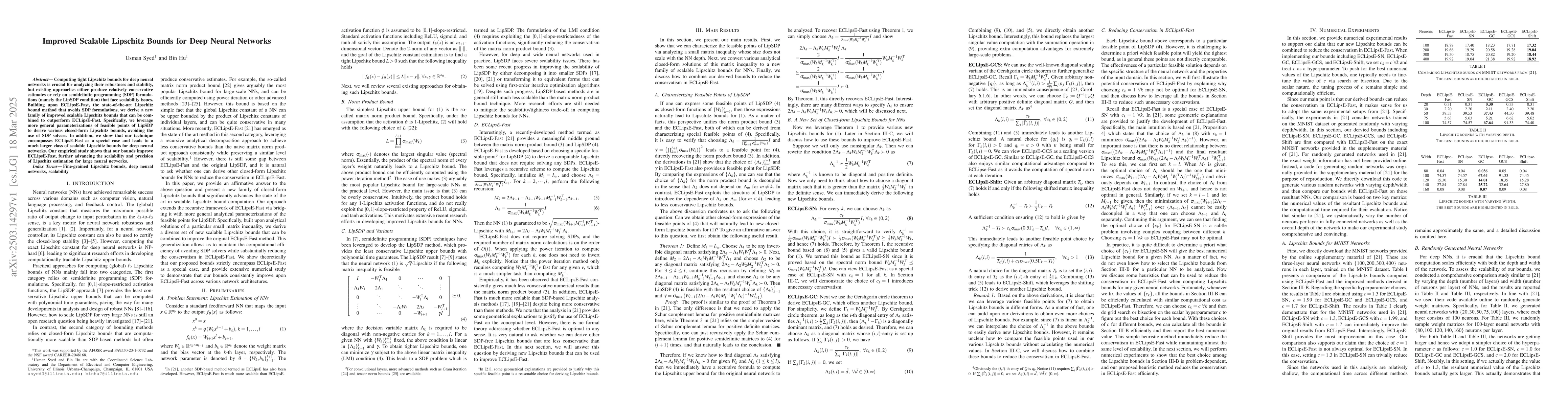 Thumbnail for Improved Scalable Lipschitz Bounds for Deep Neural Networks