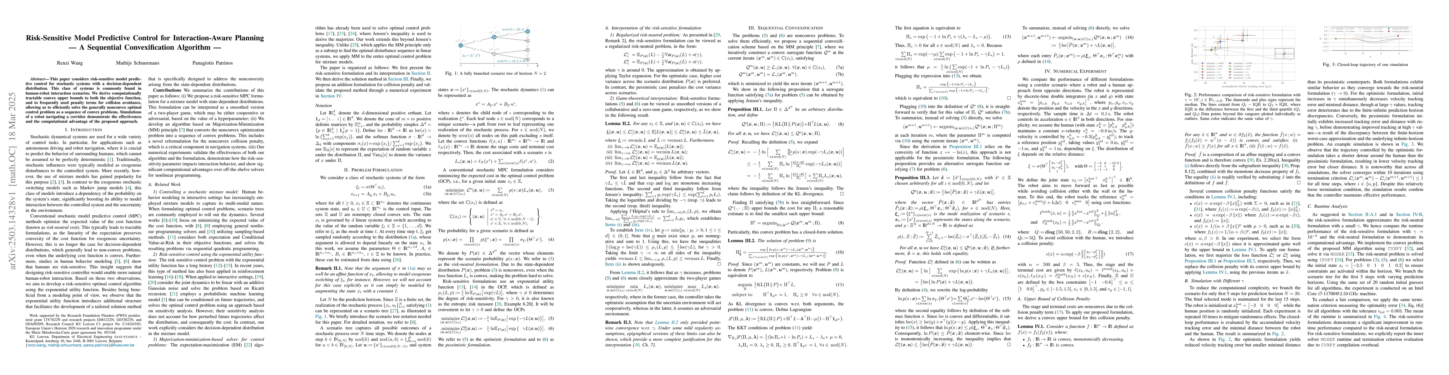 Thumbnail for Risk-Sensitive Model Predictive Control for Interaction-Aware Planning
  -- A Sequential Convexification Algorithm