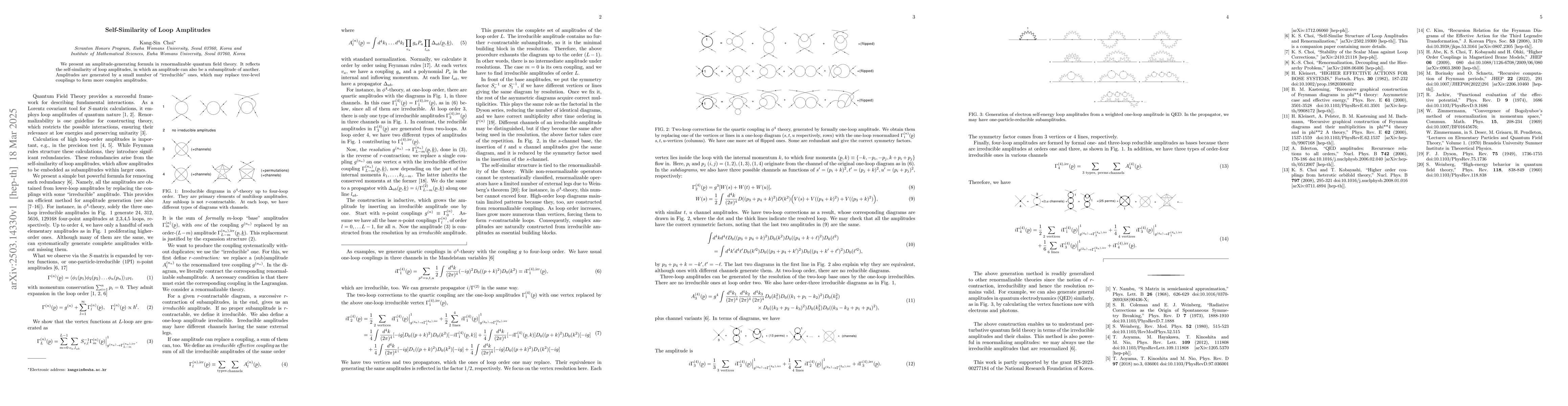 Thumbnail for Self-Similarity of Loop Amplitudes