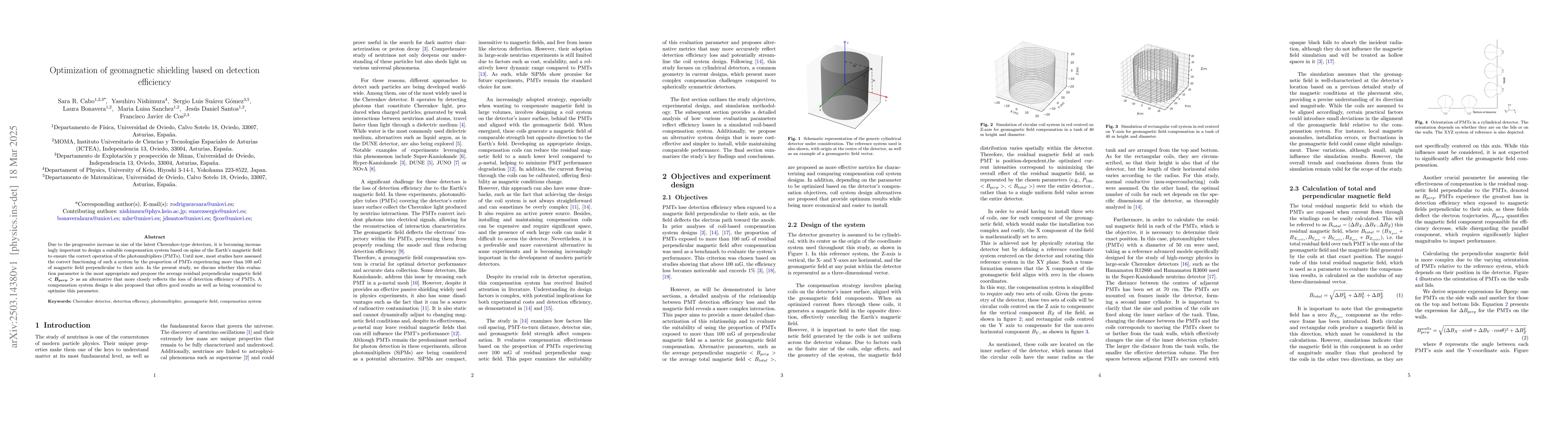 Thumbnail for Optimization of geomagnetic shielding based on detection efficiency