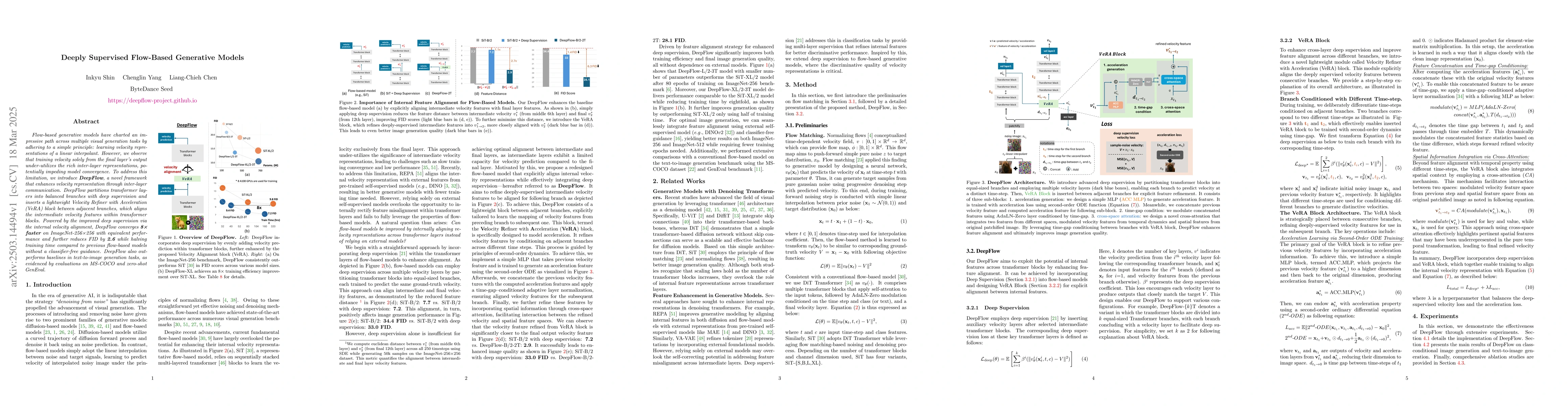 Thumbnail for Deeply Supervised Flow-Based Generative Models
